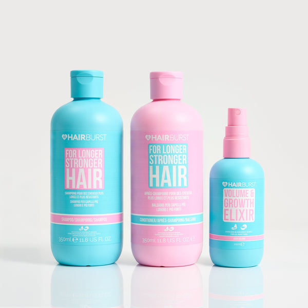Hairburst Bundles Conditioner for Longer Stronger Hair / Shampoo for Longer Stronger Hair Longer, Stronger Hair Trio