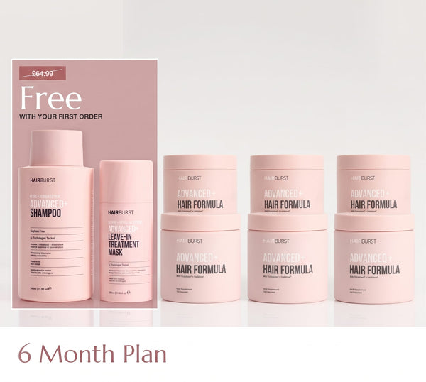 Hairburst Advanced+ Hair Growth Starter Kit 6 Month Plan