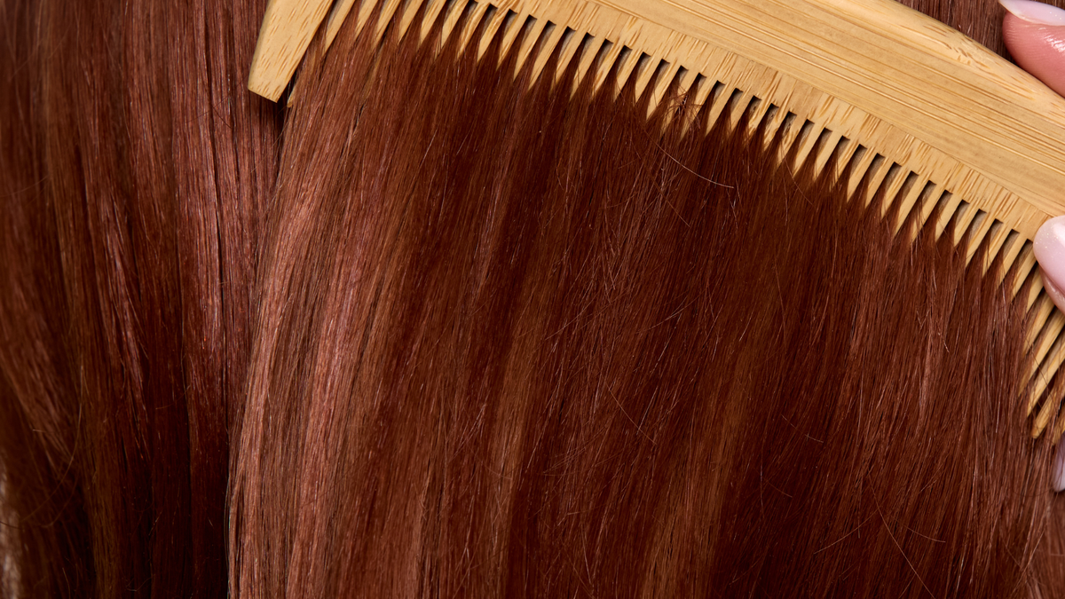 Comb in hair