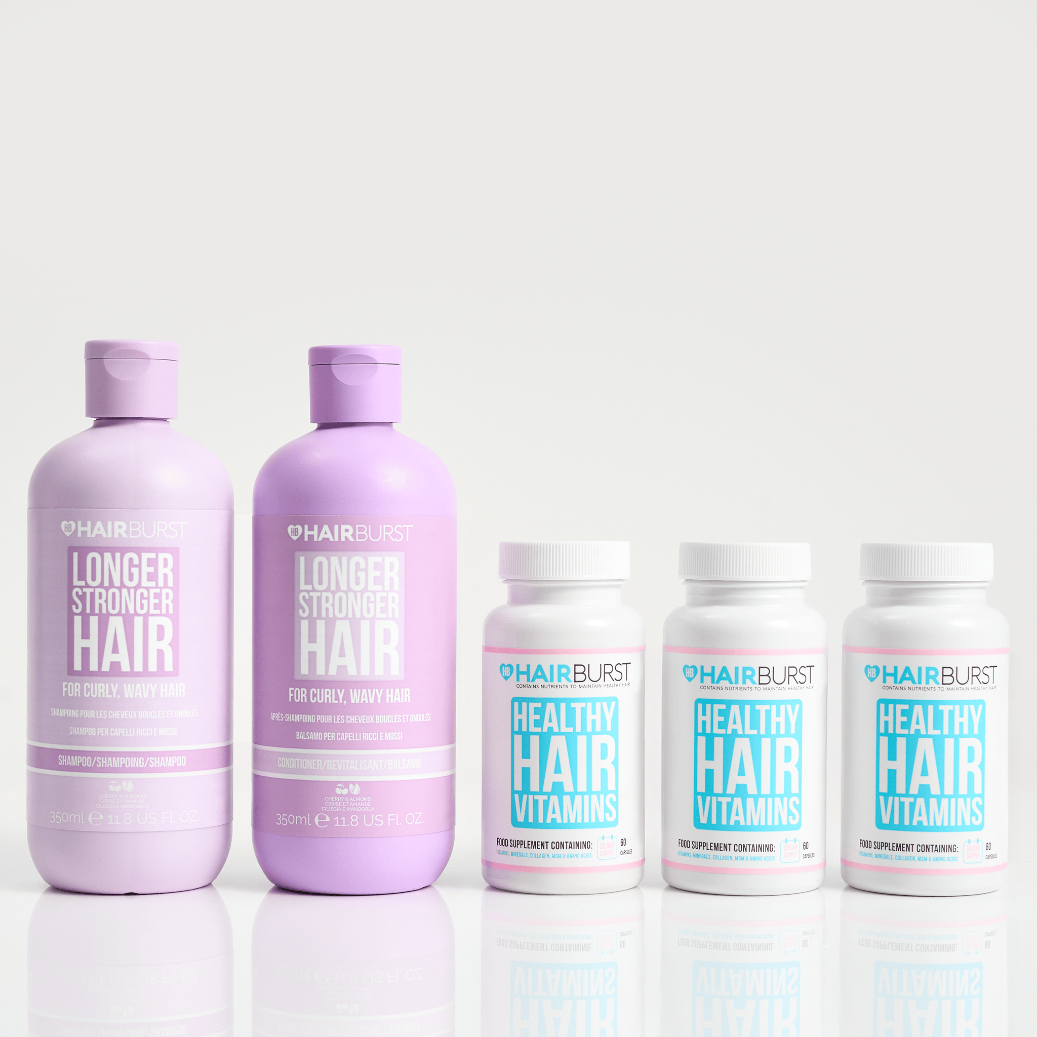 Hairburst Bundles Conditioner for Curly Hair / Shampoo for Curly Hair The Original Hair Growth Bundle