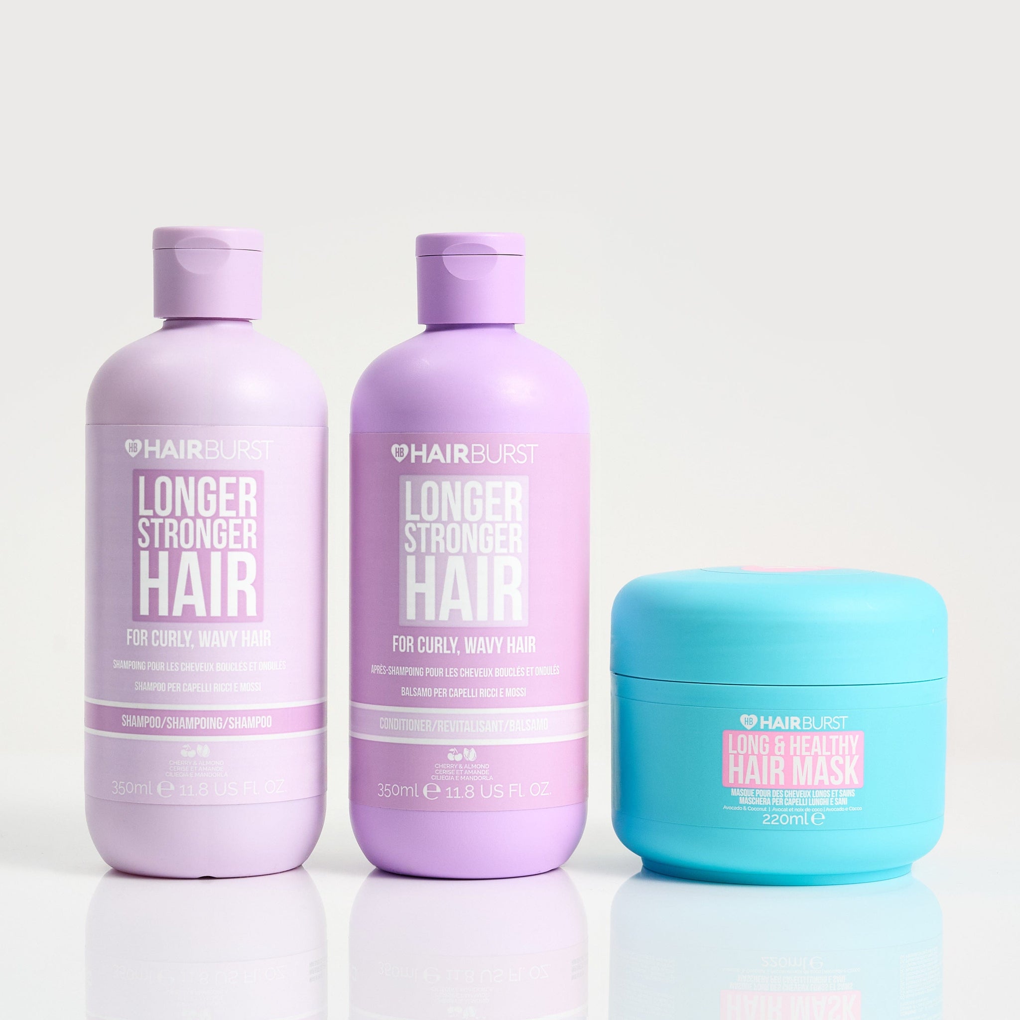Hairburst Bundles Conditioner for Curly Hair / Shampoo for Curly Hair Strength & Nourishment Essentials