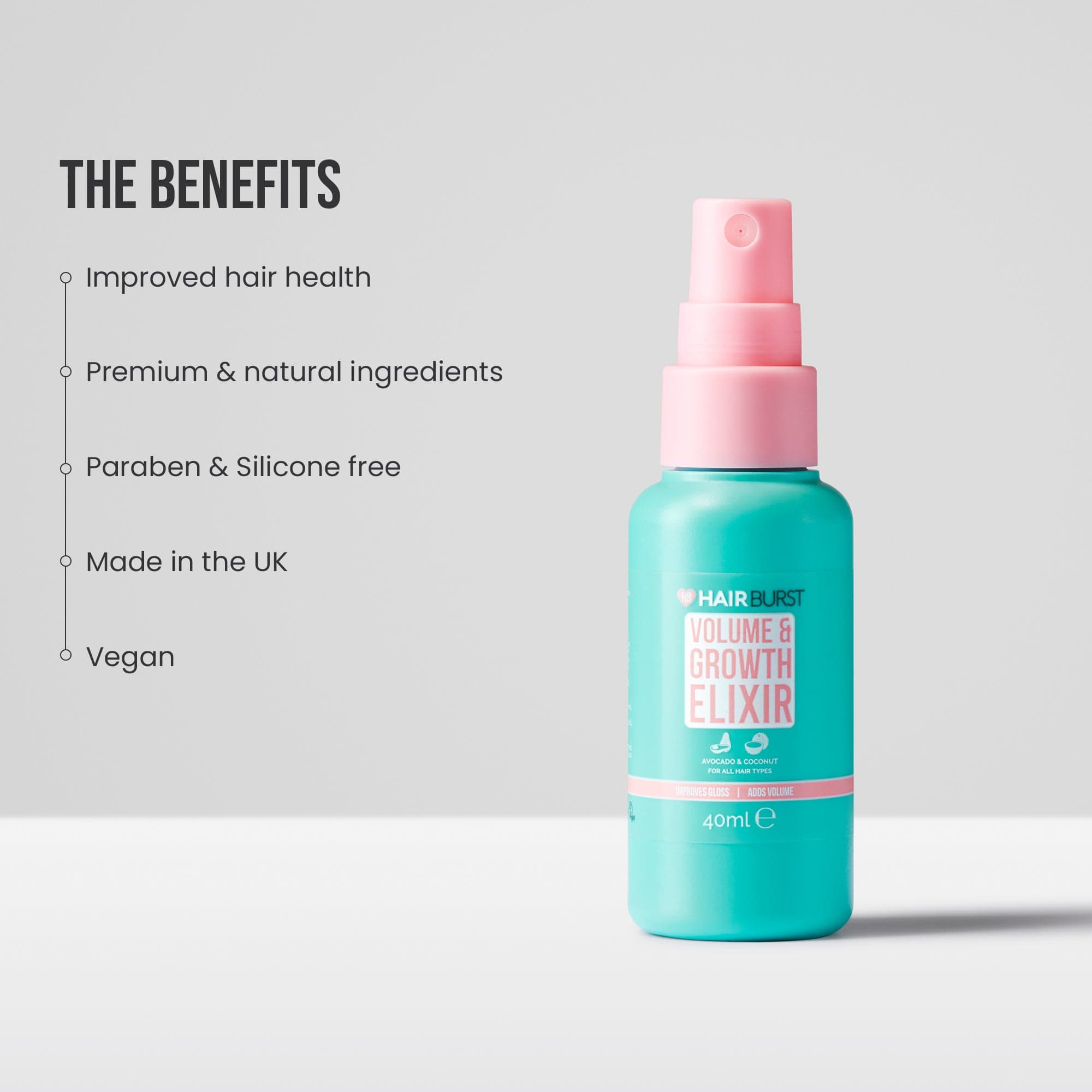 Hairburst health & beauty > personal care > cosmetic 1 Unit Mini Volume & Growth Elixir