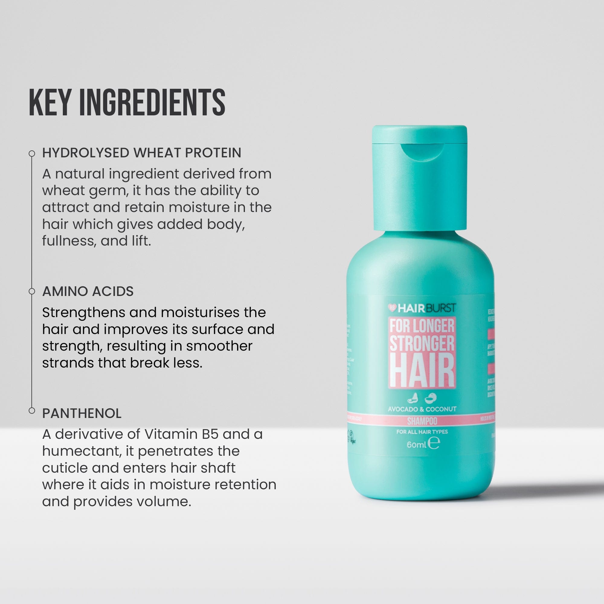 Hairburst Hairburst Shampoo 1 Shampoo Mini Shampoo for Longer, Stronger Hair