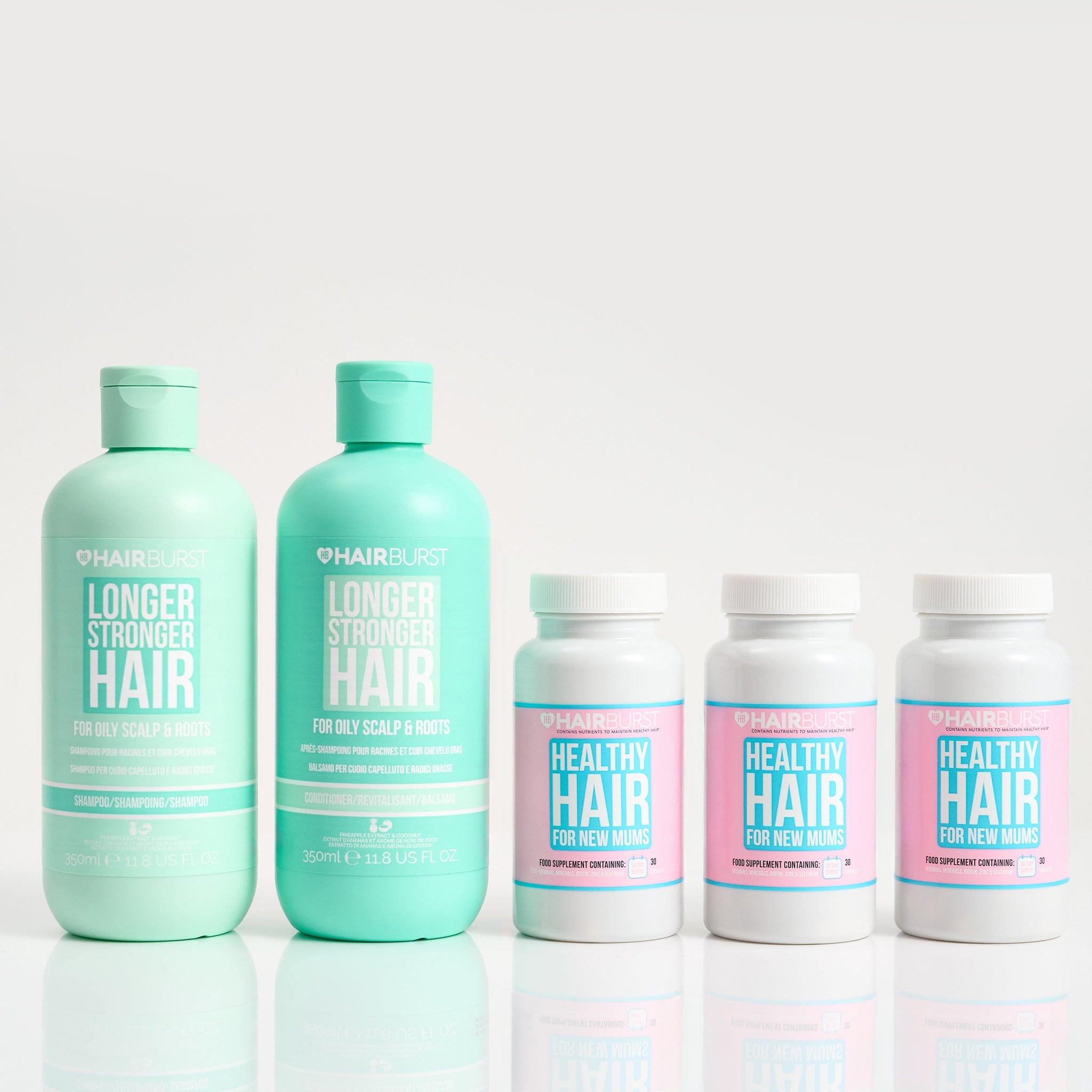 Hairburst Bundles Conditioner for Oily Hair / Shampoo for Oily Hair The Pregnancy Hair Growth Bundle