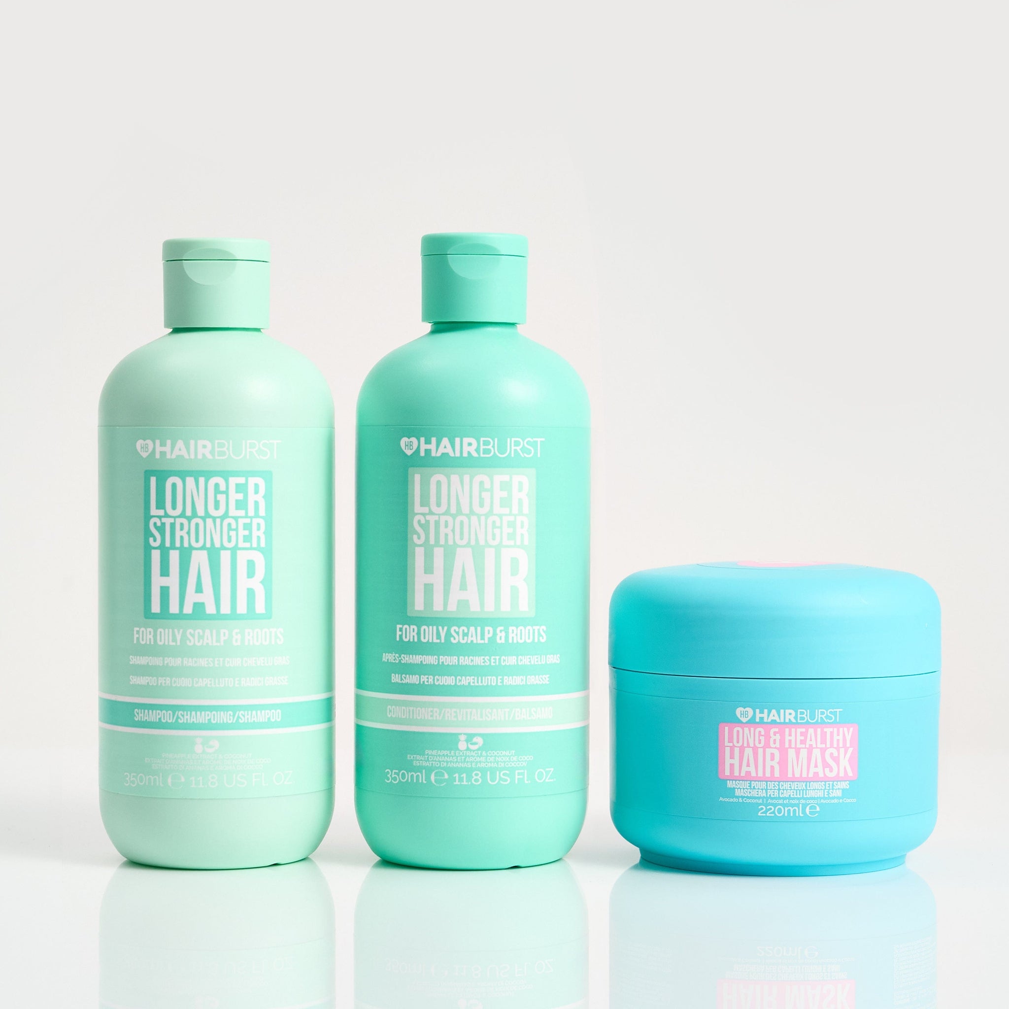 Hairburst Bundles Conditioner for Oily Hair / Shampoo for Oily Hair Strength & Nourishment Essentials
