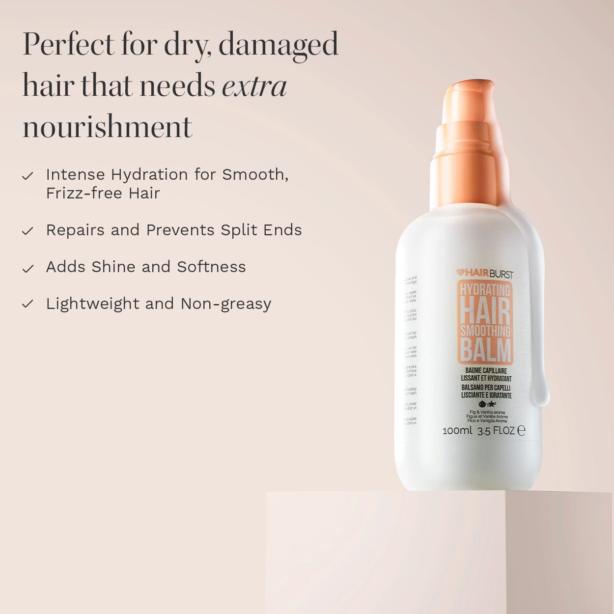 Hairburst Treatments Hydrating Hair Smoothing Balm