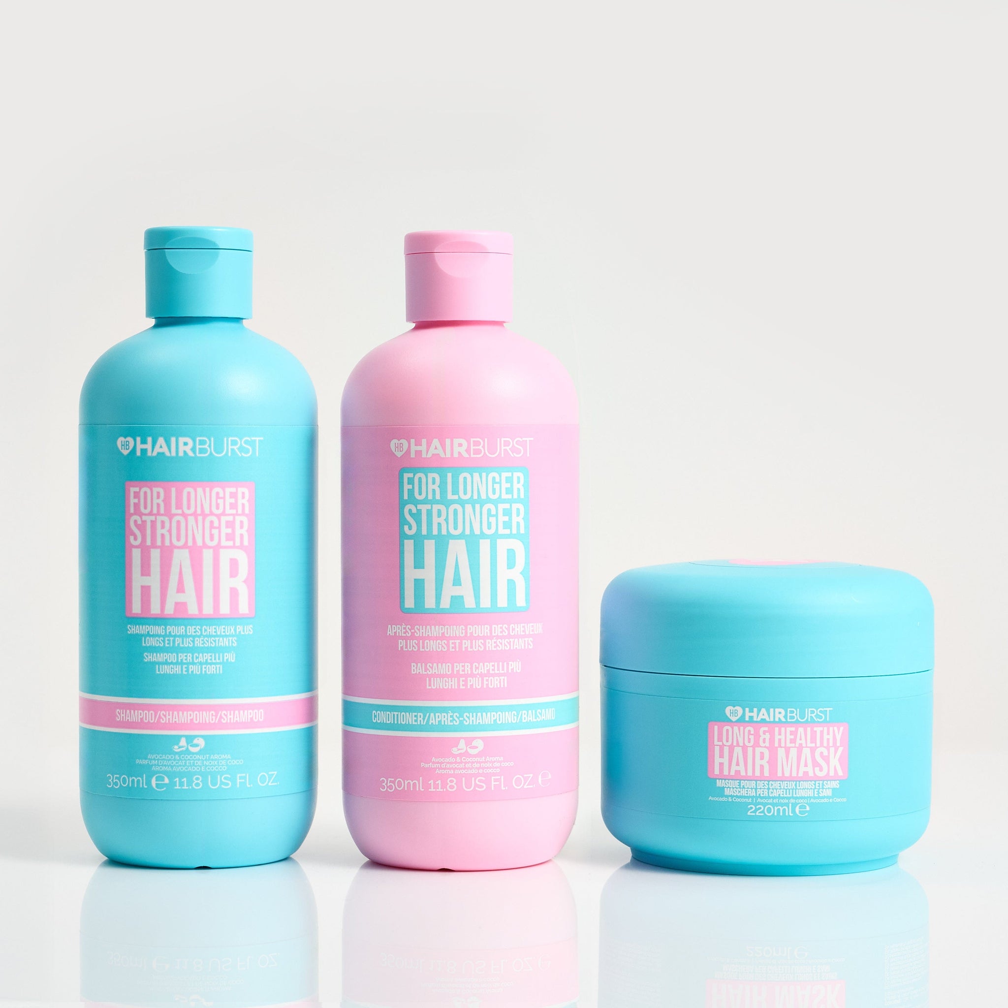 Hairburst Bundles Conditioner for Longer Stronger Hair / Shampoo for Longer Stronger Hair Strength & Nourishment Essentials