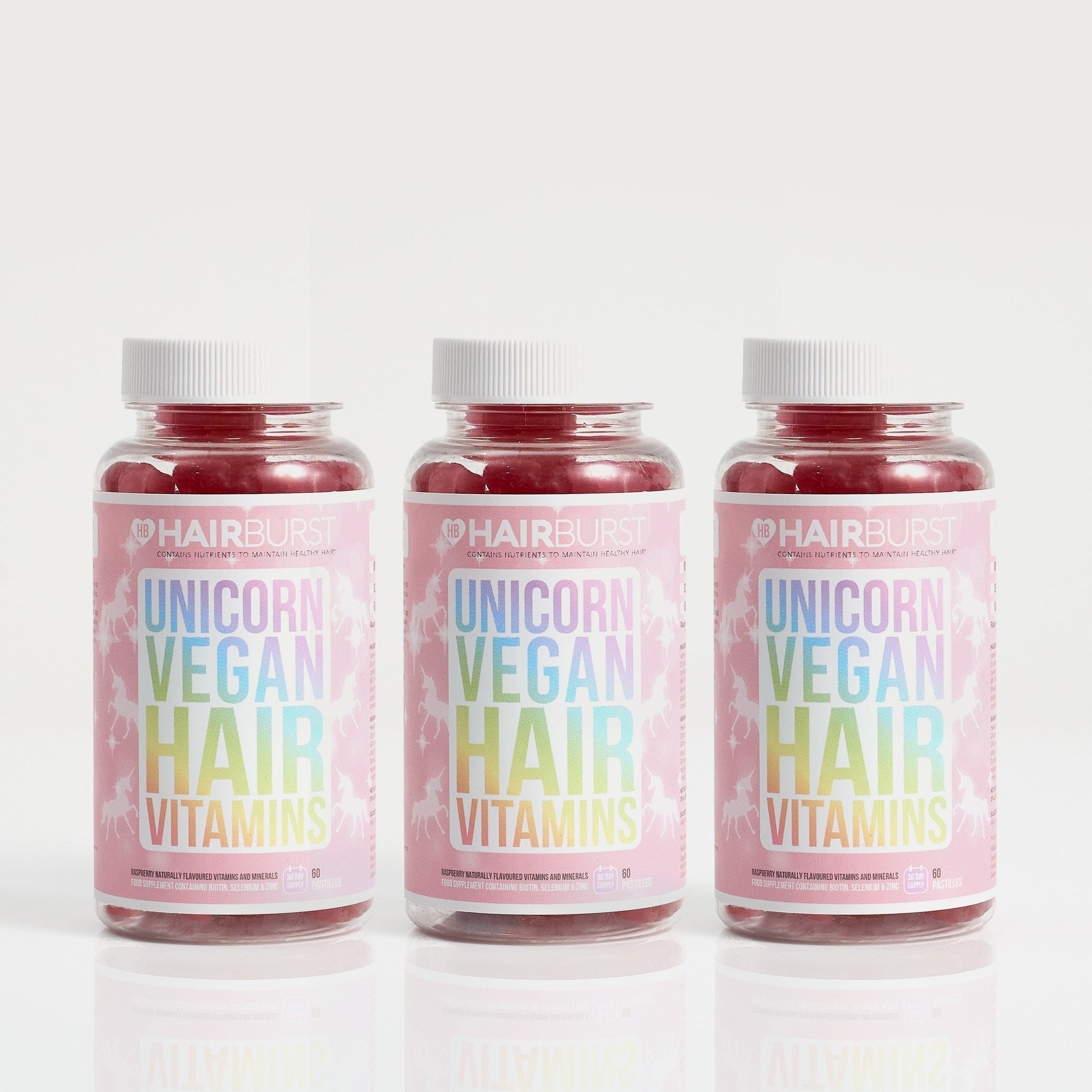 Hairburst Vitamins 3 Month Subscription Vegan Hair Vitamins