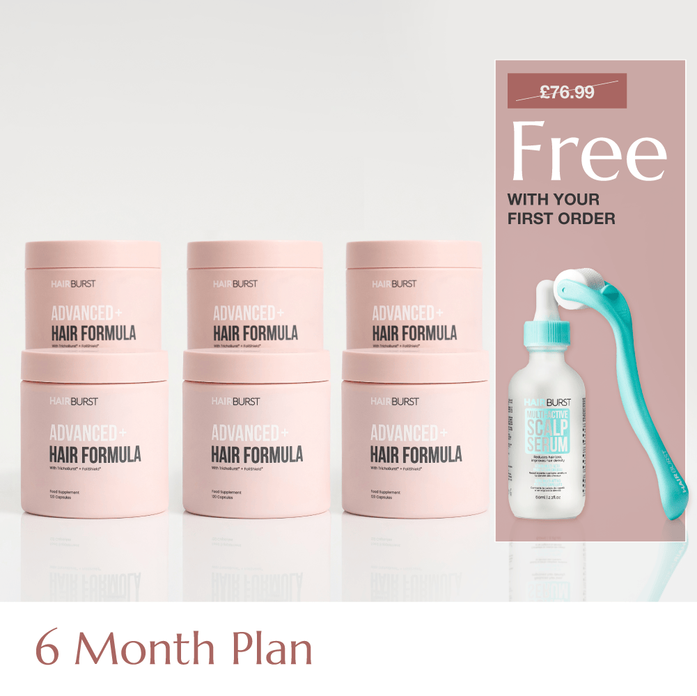 Hairburst Advanced+ Hair Growth Starter Kit 6 Month Plan