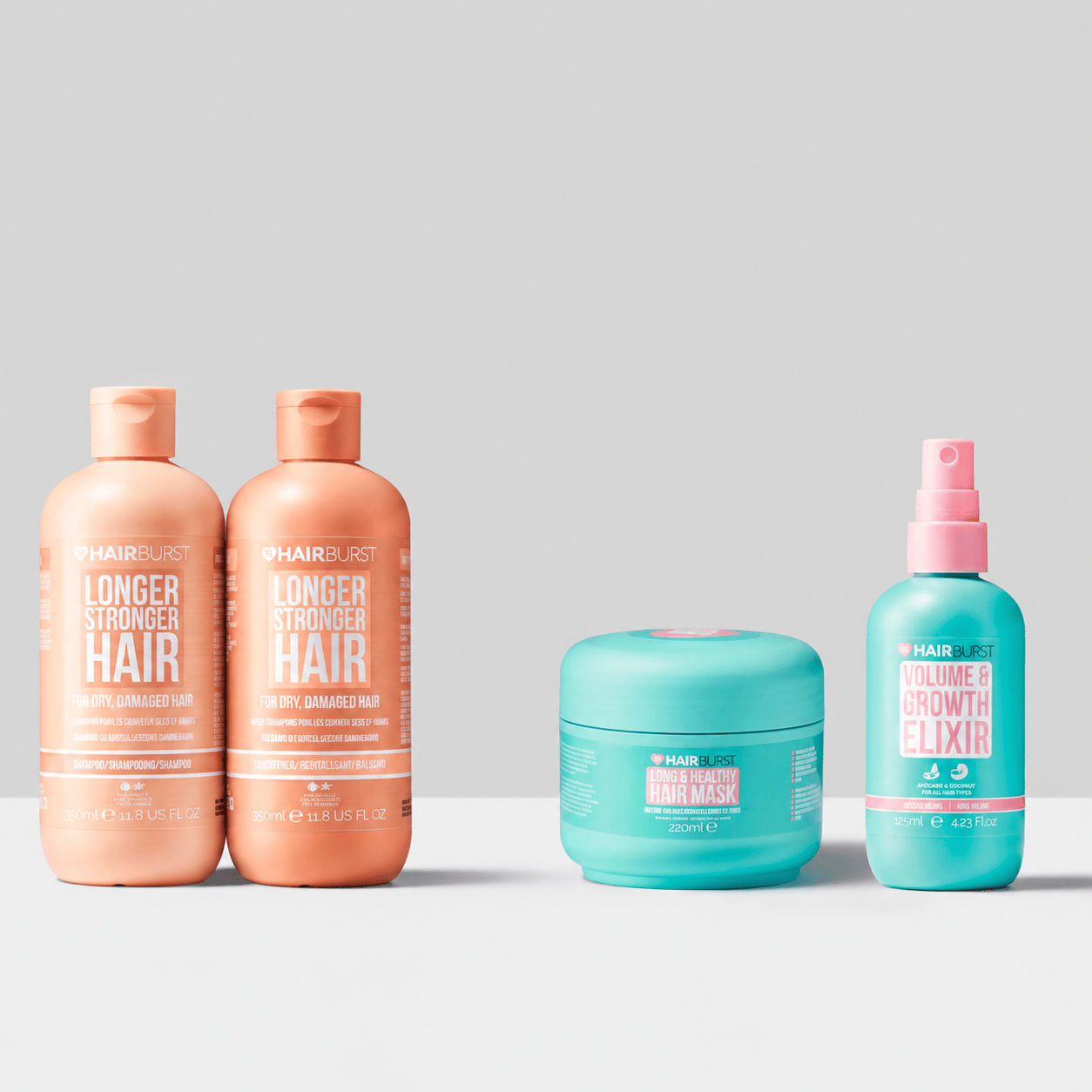 Hairburst Complete Hair Care set Conditioner for Dry & Damaged Hair / Shampoo for Dry & Damaged Hair