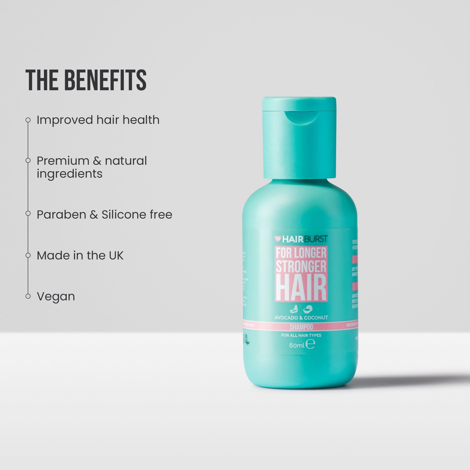 Hairburst Hairburst Shampoo 1 Shampoo Mini Shampoo for Longer, Stronger Hair