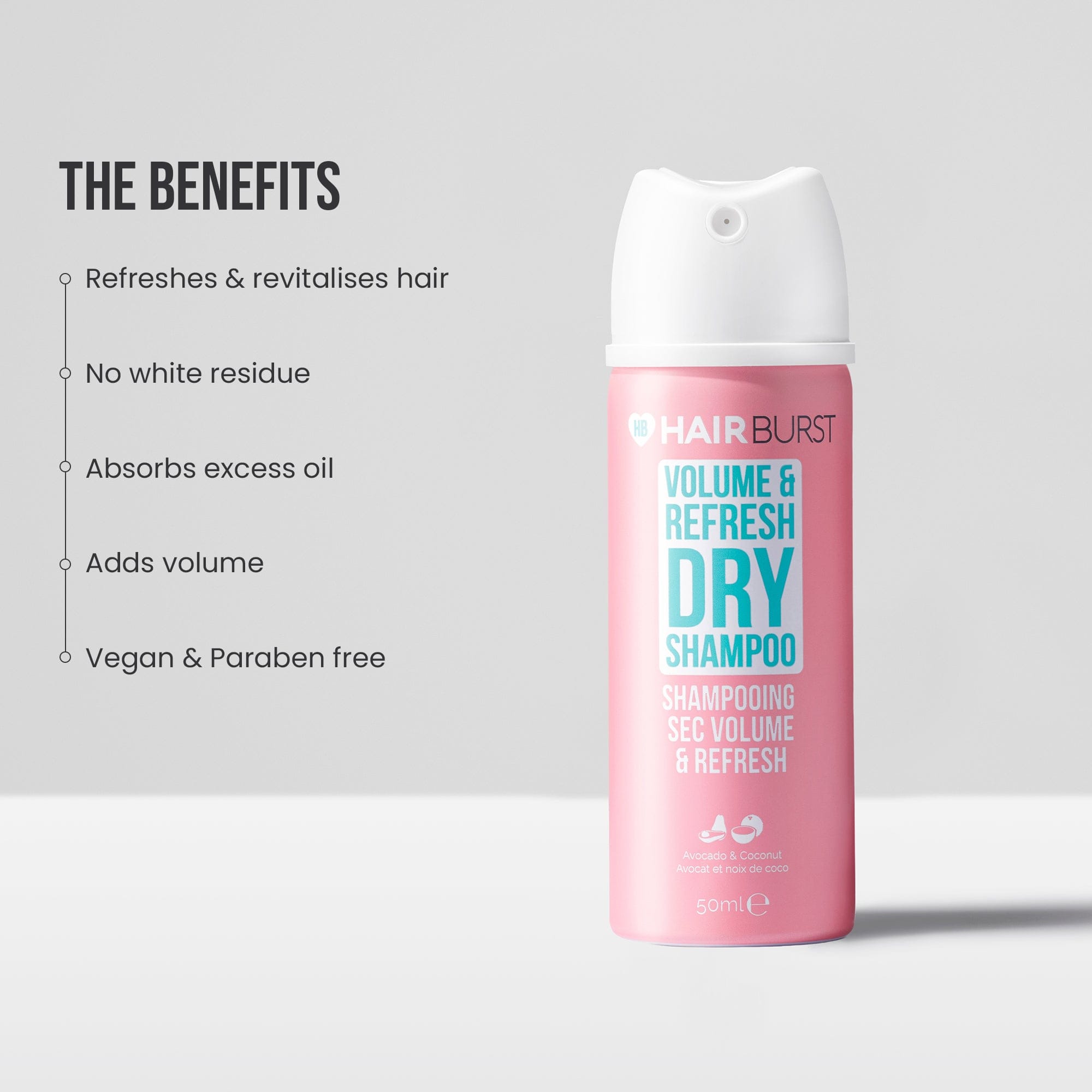 Hairburst Hairburst Shampoo 1x Mini Dry Shampoo Mini Volume & Refresh Dry Shampoo