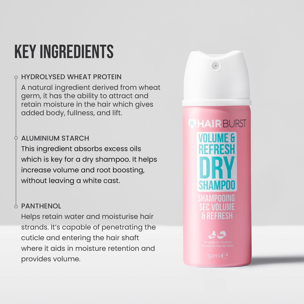 Hairburst Hairburst Shampoo 1x Mini Dry Shampoo Mini Volume & Refresh Dry Shampoo