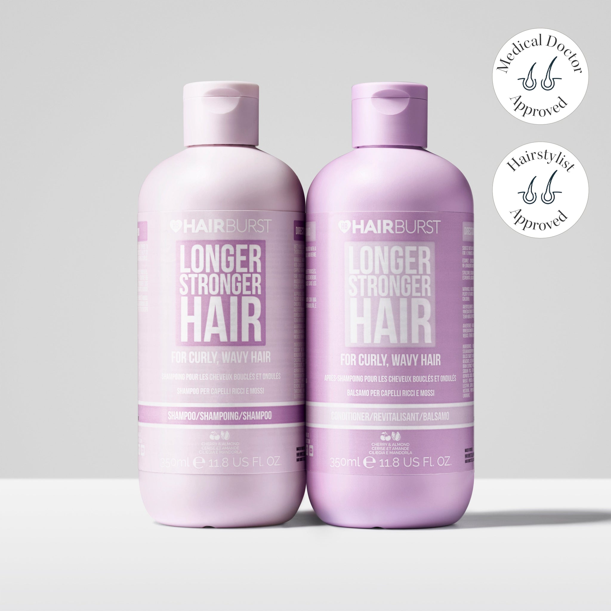 Hairburst Shampoo & Conditioner for Curly and Wavy Hair