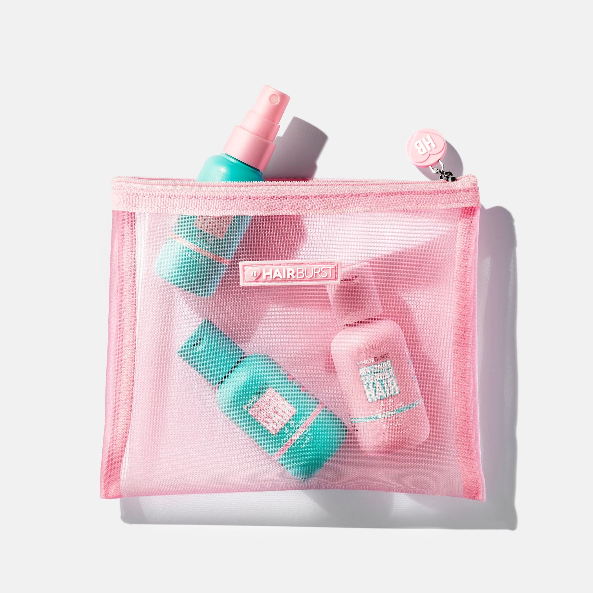 Hairburst Accessories Wash bag Pink Mesh Wash Bag