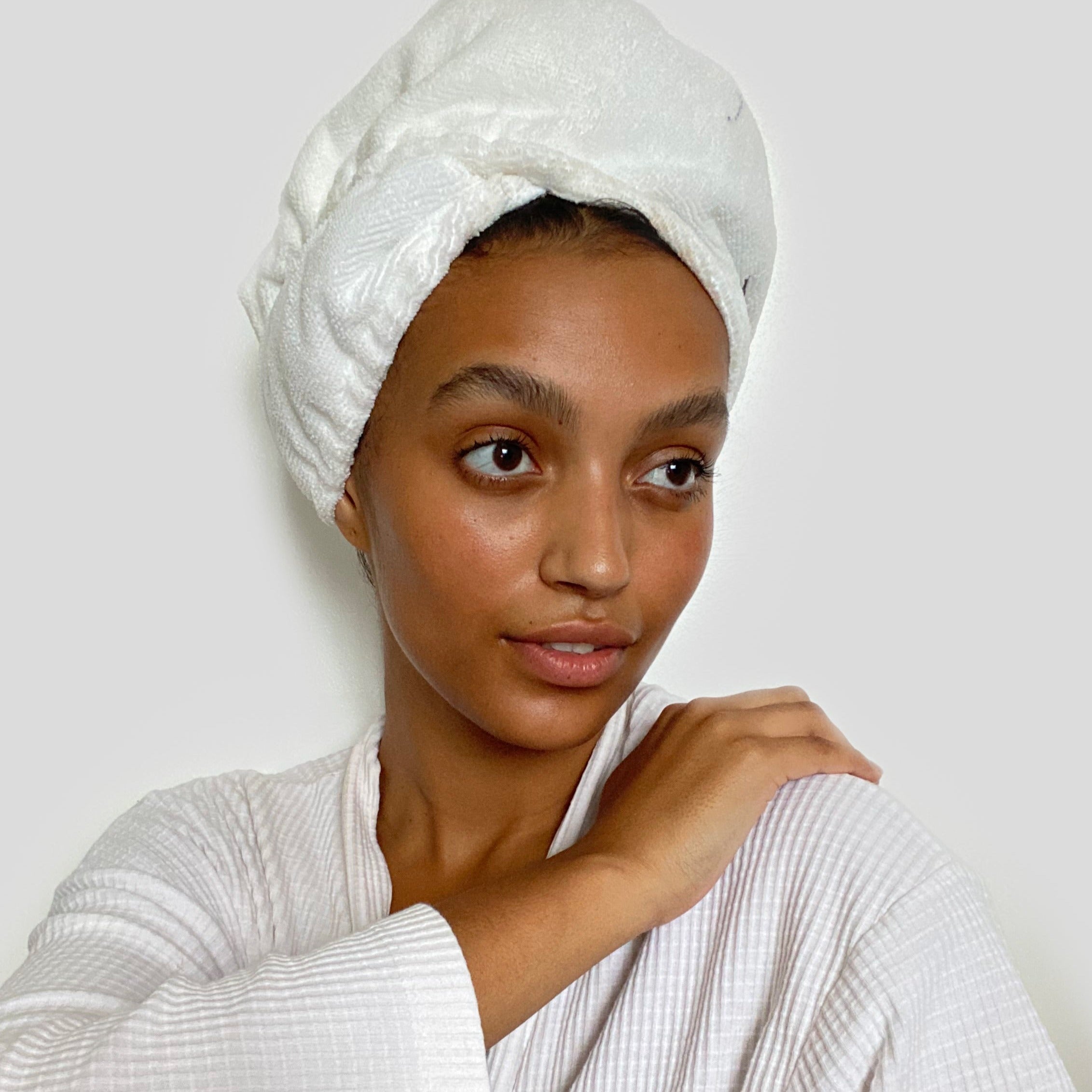 Green Microfibre Hair Towel Noughty Haircare - Lulula
